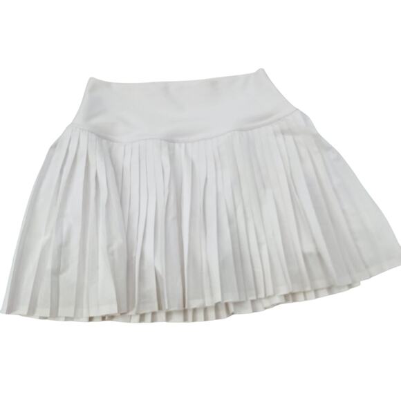 alo yoga white Grand Slam pleated tennis skirt - Picture 4 of 5